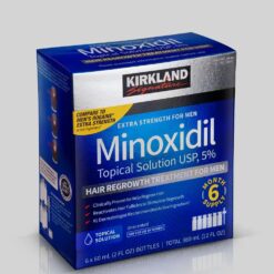 Inicio 8 Kit Minoxidil 5% Caixa Fechada com 6 Frascos e Conta-Gotas