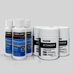 Kit 3x Minoxidil + 3x Multivitamínico Ativador MAJOR – Barba e Cabelo