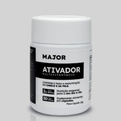 Inicio 24 Multivitamínico Ativador MAJOR – Crescimento de Barba e Cabelo