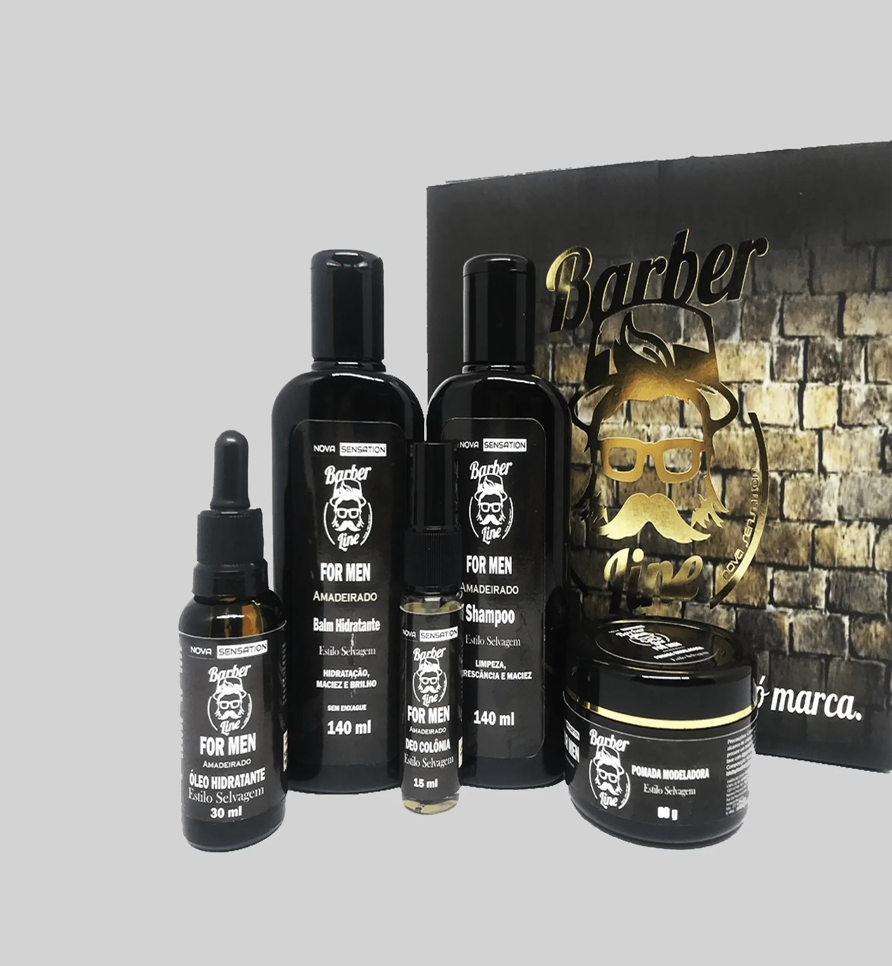 Kit Barber Line - Selvagem 1 Kit Barber Line - Selvagem