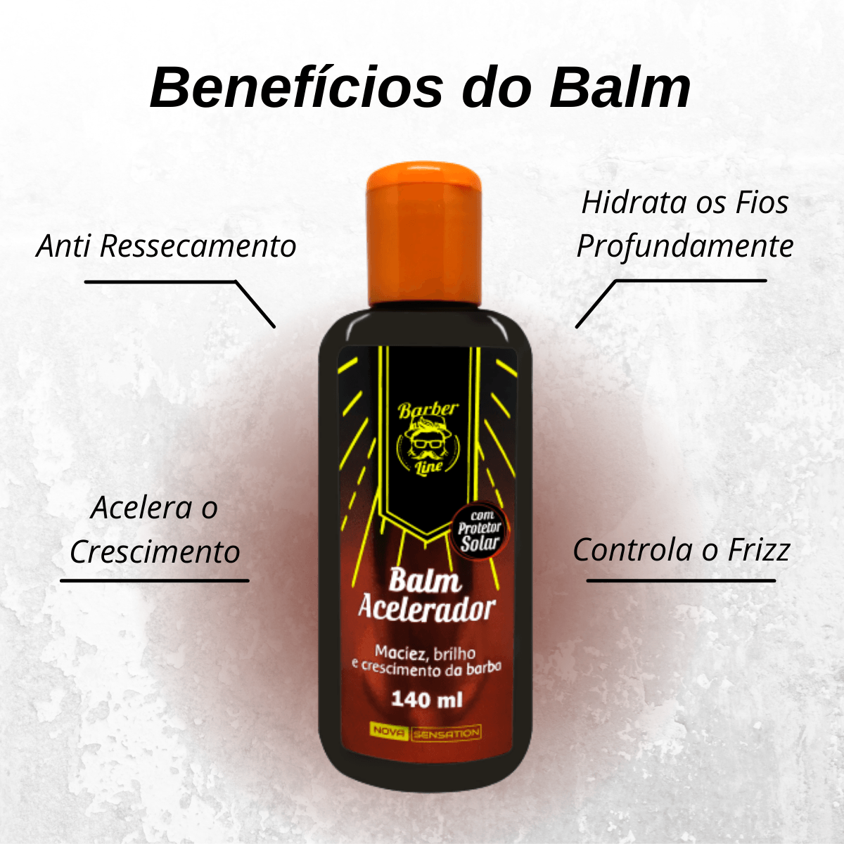 Kit Completo Para Crescimento de Barba - Barber Line 3 Kit Completo Para Crescimento de Barba - Barber Line - Imagem 3
