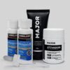 KIT LENHADOR- Minoxidil Kirkland 2un + Multivitamínico Ativador MAJOR + Esfoliante MAJOR 4 BTV - Site Oficial kit lenhador minoxidil ativador esfoliante